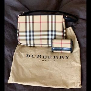 Small Vintage Check Burberry Bag w/ Mini Wallet